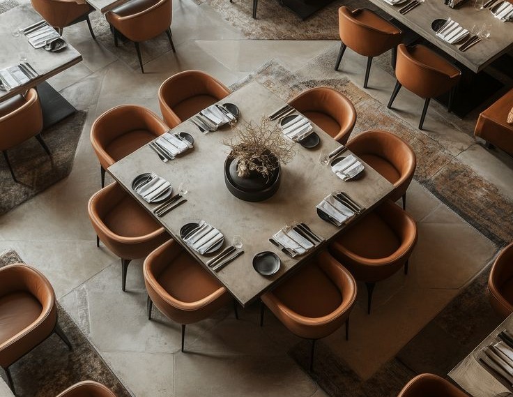 Fine dining table